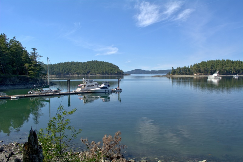 Walk over to Prevost Harbor