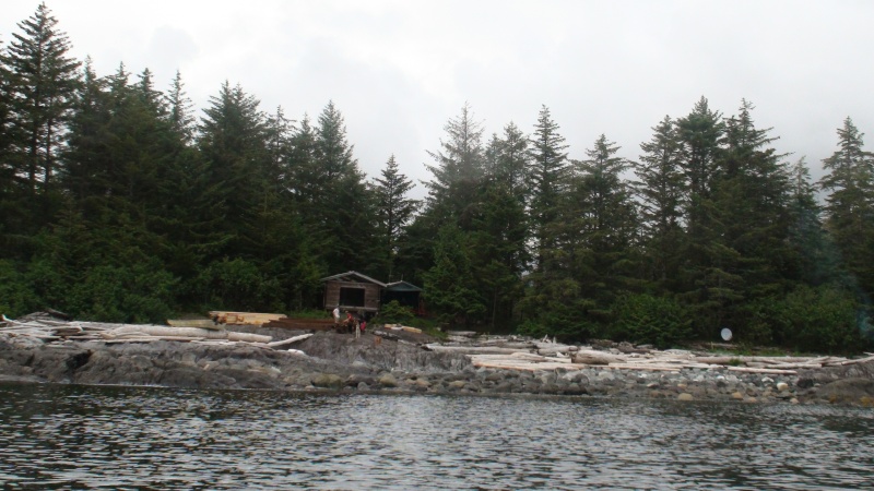 White Sulfur Hot Springs, Chichagof Island Wilderness repair project.  Photo taken from Mokai on run from Mirror Harbor to Bertha Bay
