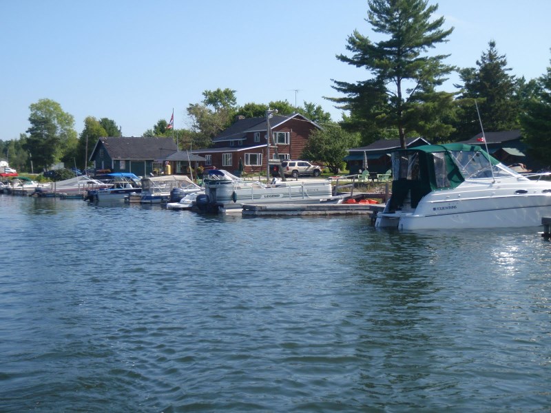 Whitefish Falls Ontario in the North channel