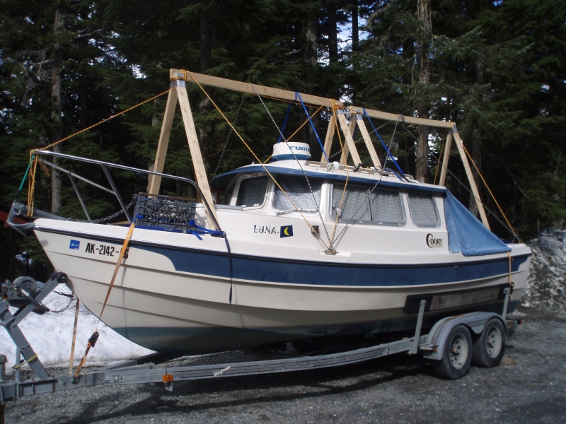 Winter Rigging - before the tarpsgo on and get laced up