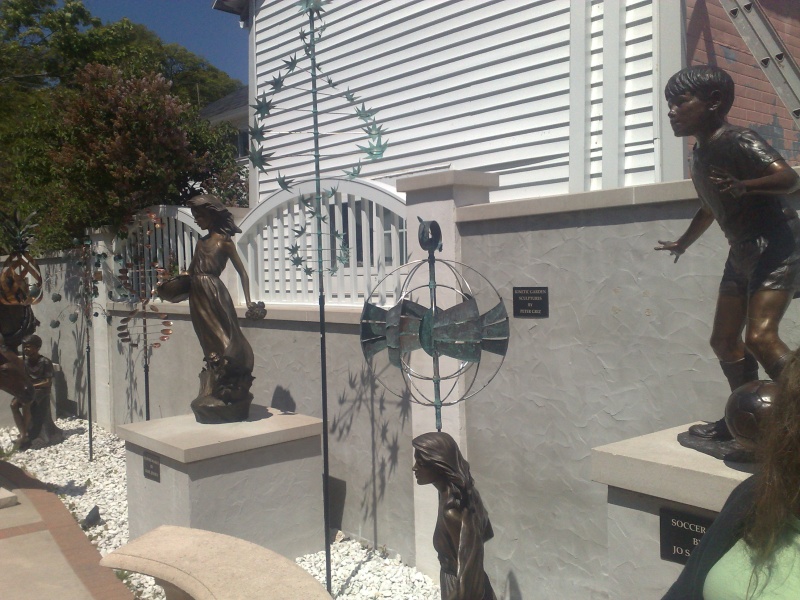 Yard art in Harbor Springs, a very nice town on Northern Lake Michigan